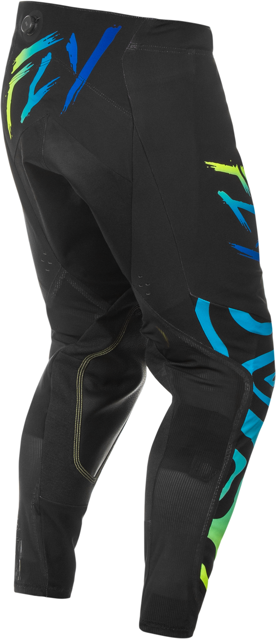 FLY Racing 2025 Evolution DST Zen Pant Black/Blue/Yellow