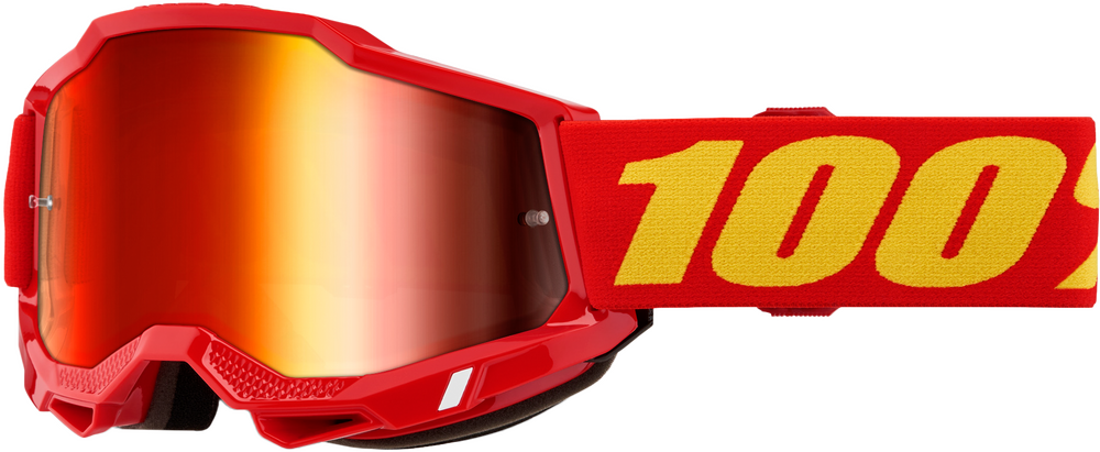 100% - 50014-00042 - ACCURI 2 GOGGLE RED MIRROR RED LENS