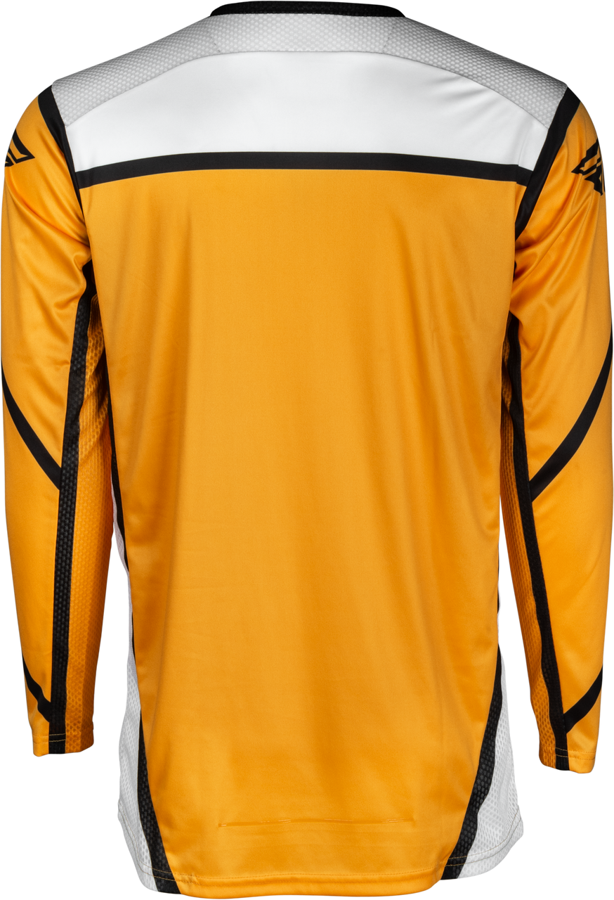 FLY Racing 2025 Lite Jersey White/Black/Mustard