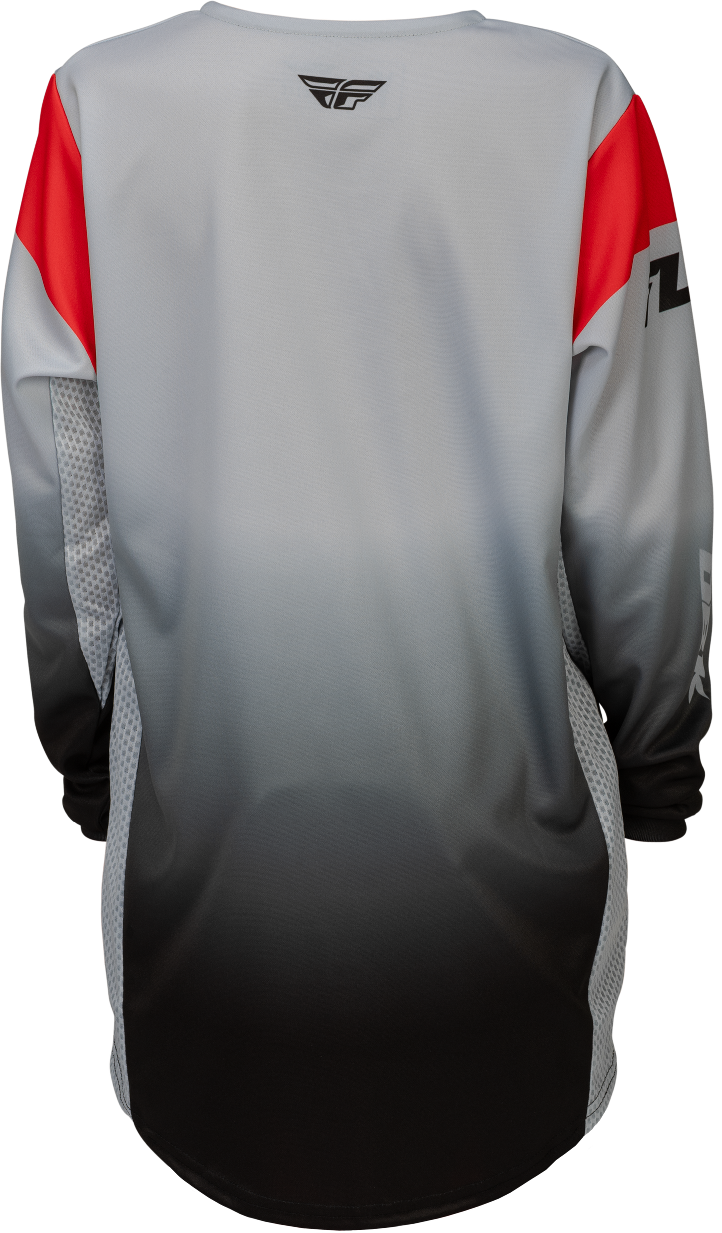 FLY Racing 2026 Youth Kinetic DBK Jersey Grey/Black/Red