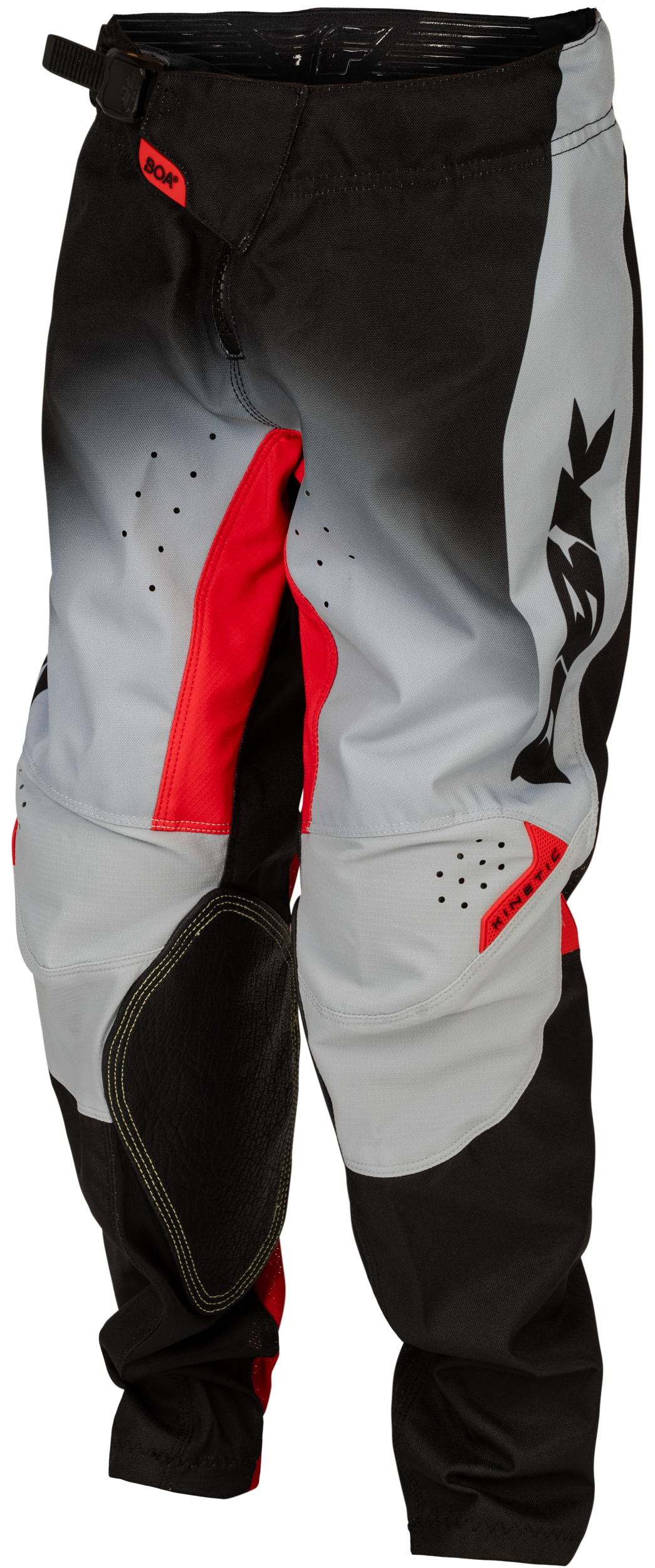 FLY Racing 2026 Youth Kinetic DBK Pant Grey/Black/Red