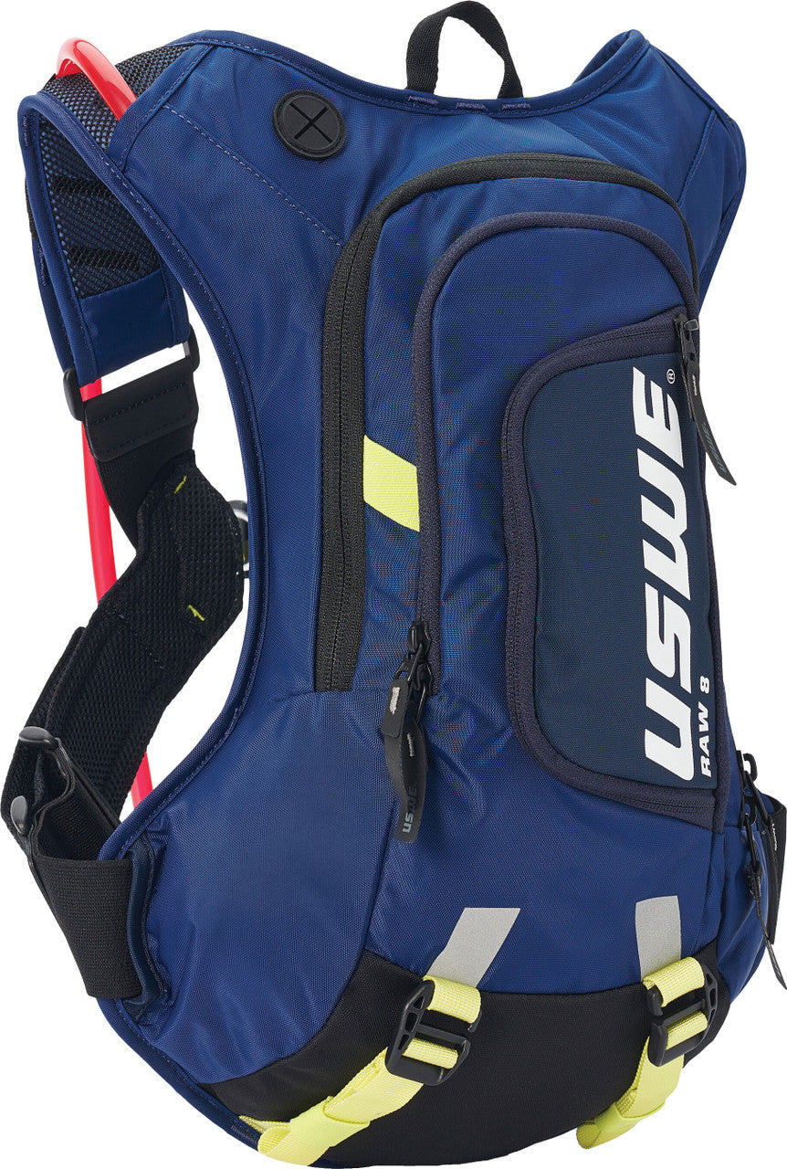 USWE Moto Hydro 8 Factory Blue 3.0L Hydration Pack PNP Tube