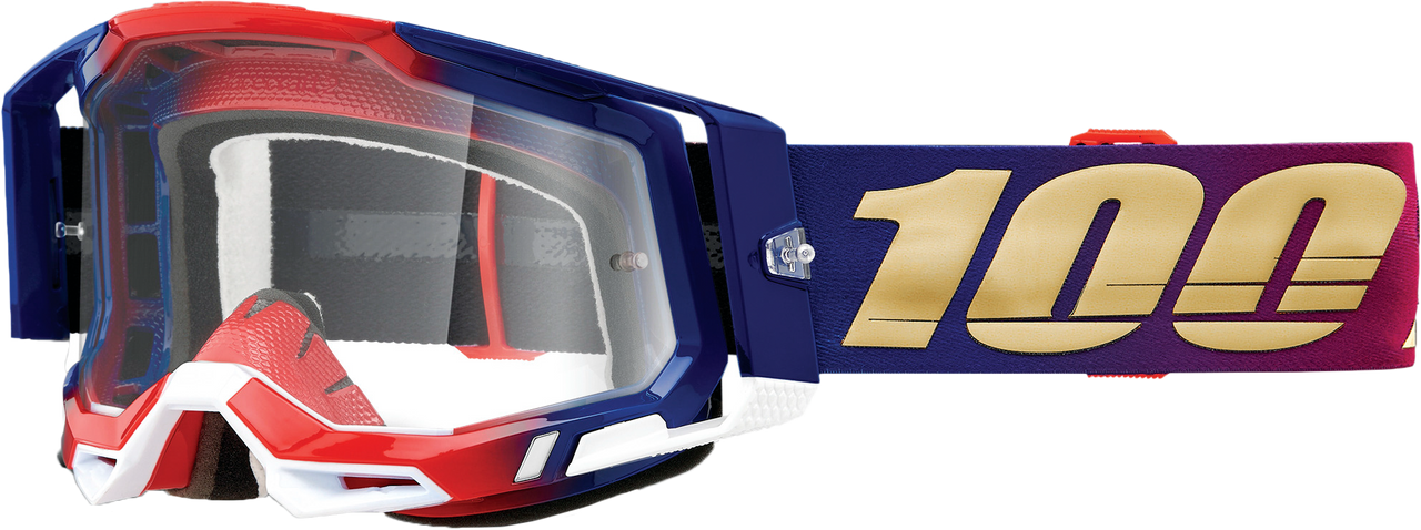 100% - 50009-00009 - RACECRAFT 2 GOGGLE UNITED CLEAR LENS