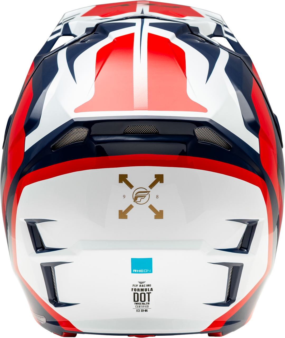 FLY Racing 2025 Youth Formula CP Krypton Helmet Red/White/Navy Youth Large