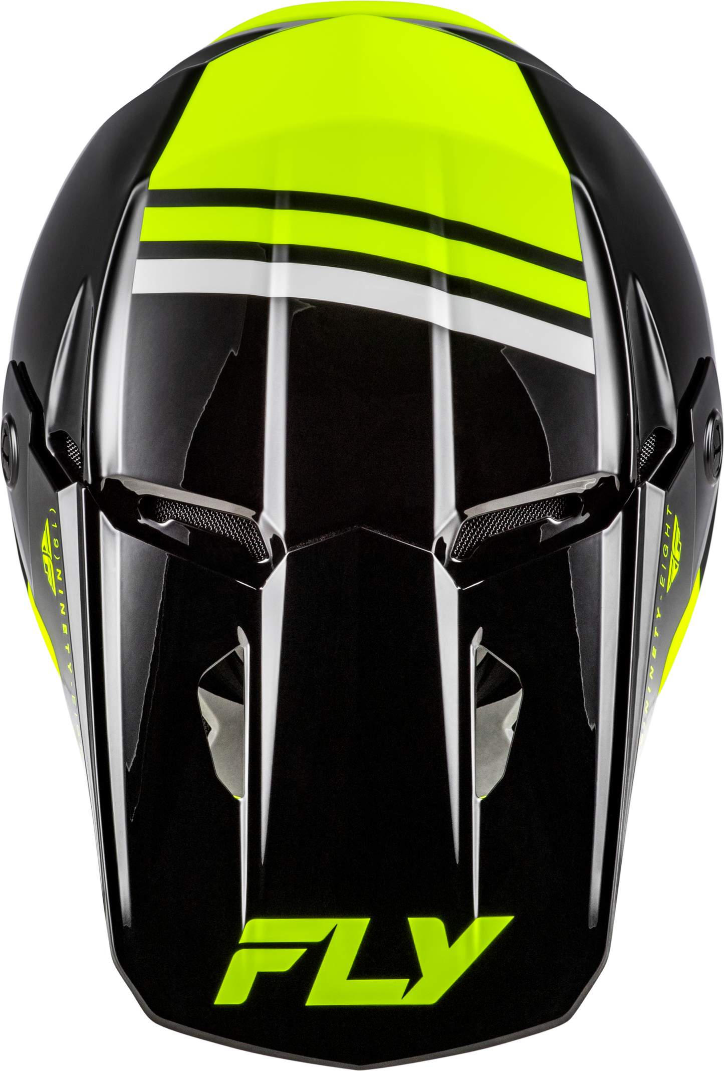 FLY Racing 2026 Kinetic Verdict Helmet Black/Hi-Vis/Grey