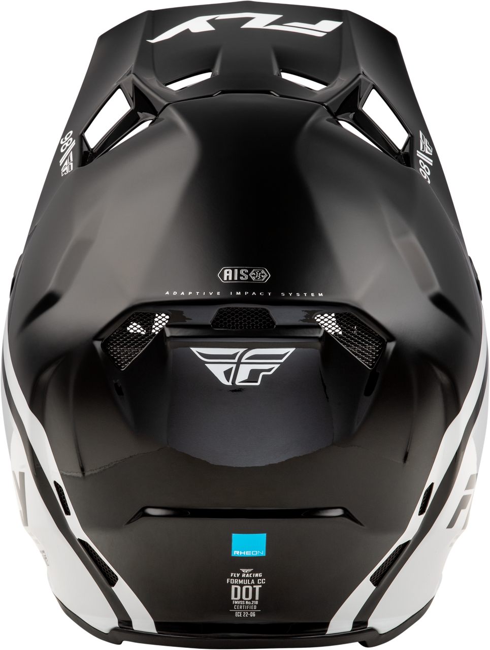 FLY Racing 2025 Youth Formula CC Objective Helmet Black/White Youth Large
