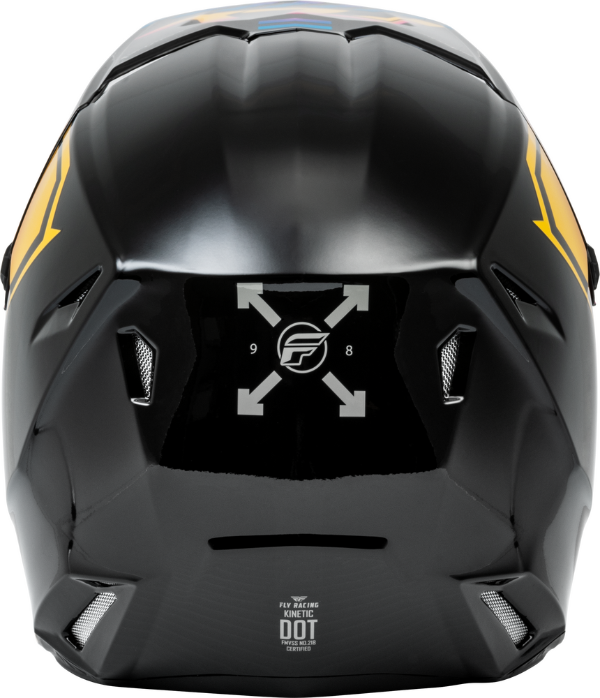 FLY Racing 2024 Kinetic Menace Offroad Helmet Black/Sunrise