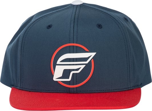 FLY Racing Half-Wing Hat Blue/Red