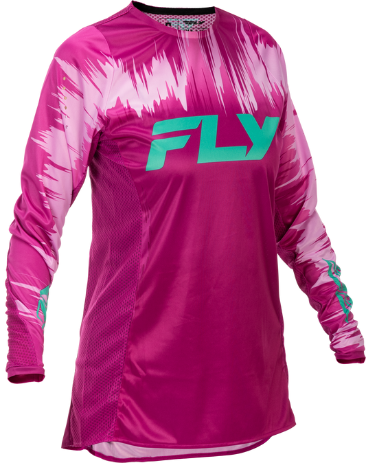 FLY Racing 2026 Womens Lite Jersey Pink/Turquoise