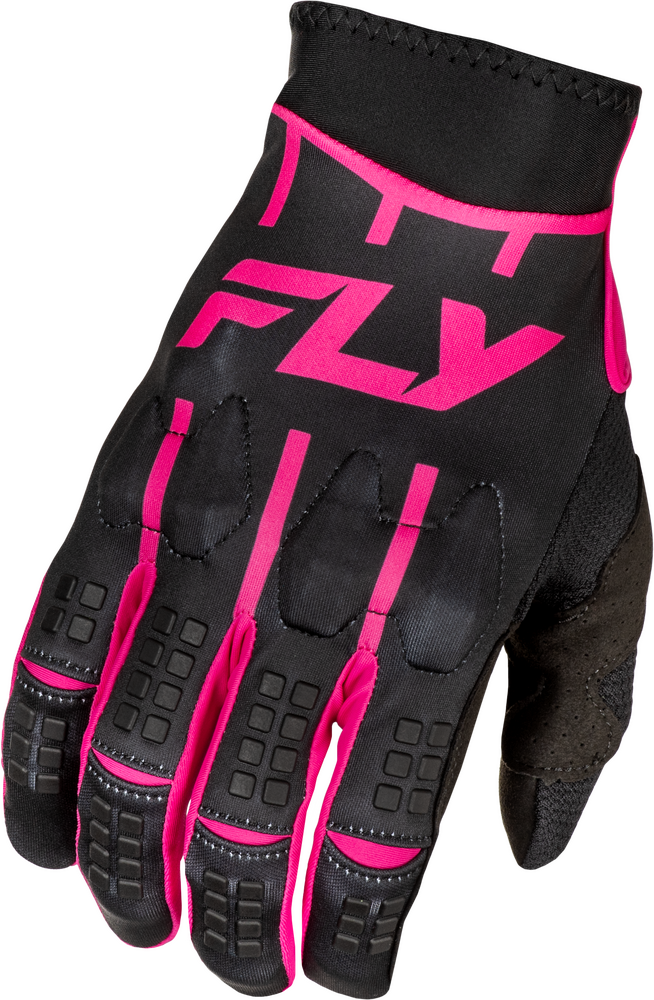 FLY Racing 2025 Youth Evolution DST Gloves Black/Pink Youth Large