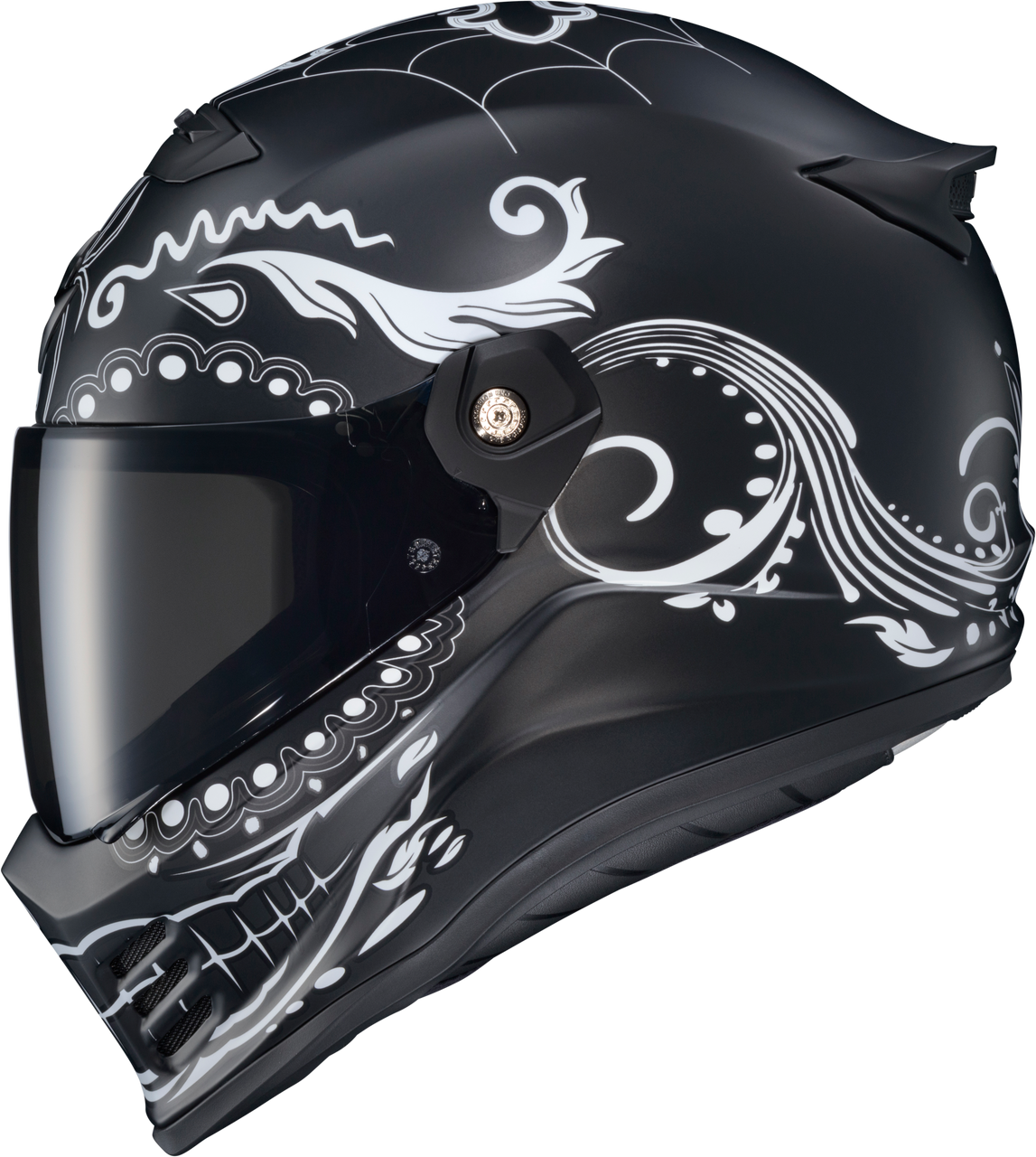 Scorpion Covert FX Full Face Helmet - El Malo White/Matte Black