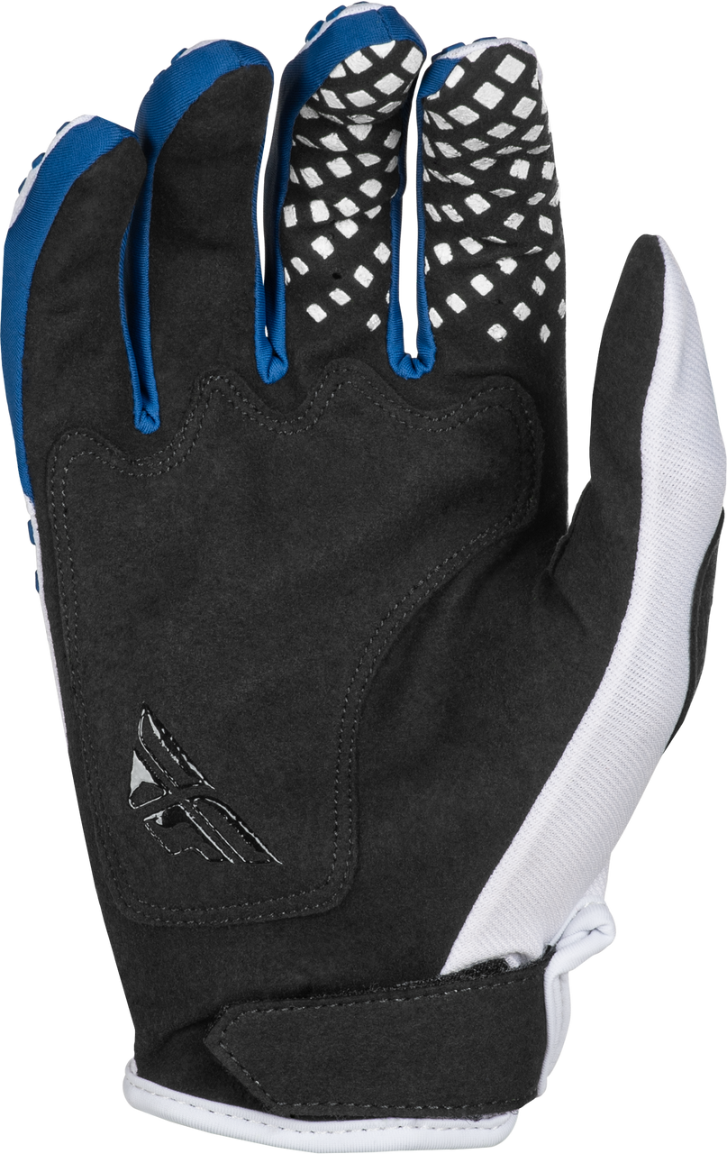 FLY Racing 2025 Kinetic Center Gloves White/Navy