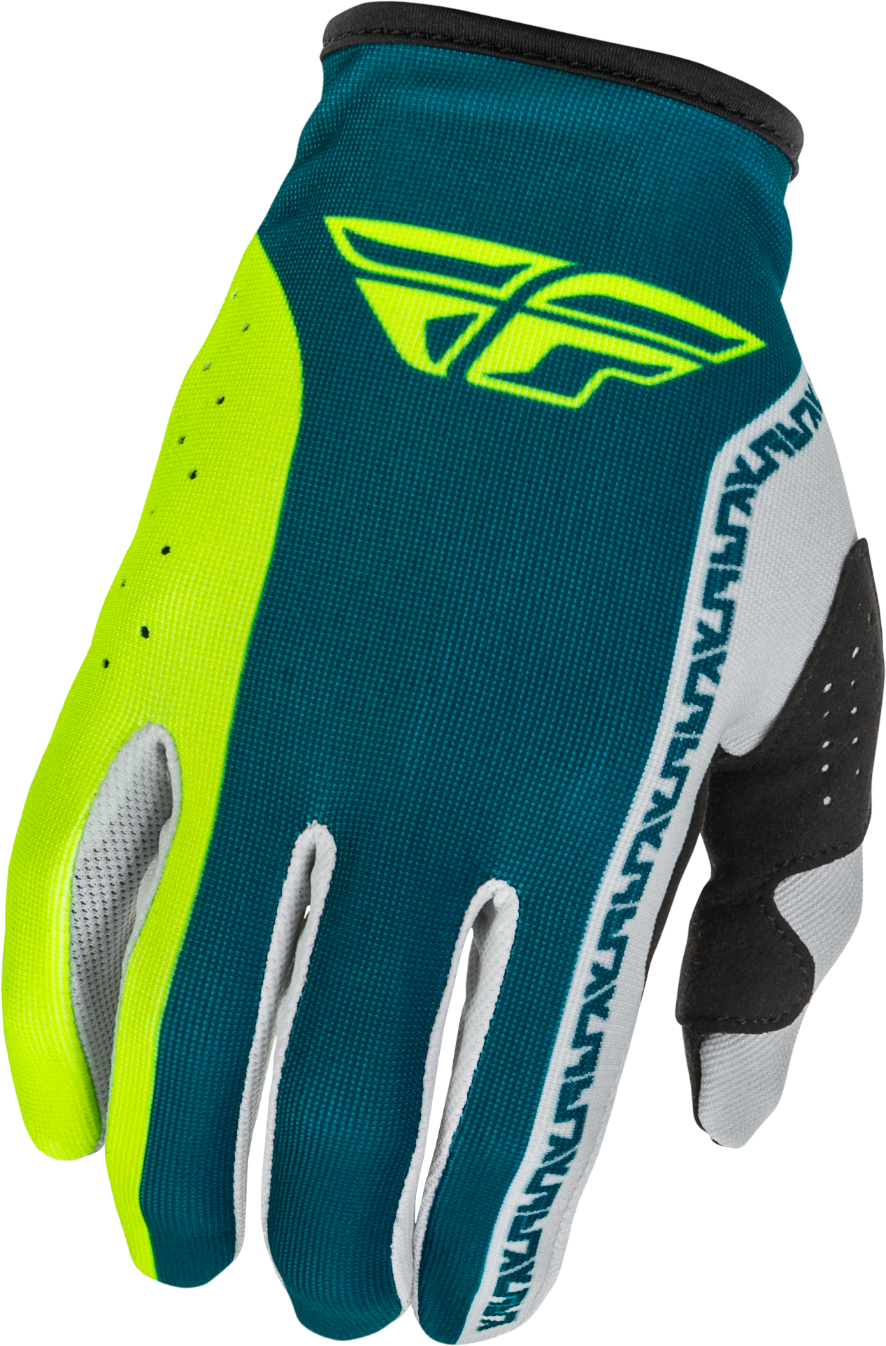 FLY Racing 2026 Lite Gloves Grey/Lime/Teal