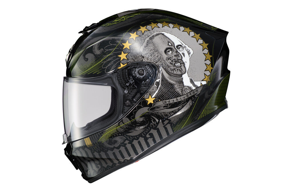 Scorpion EXO-R420 Full-Face Helmet - Illuminati 2 Black