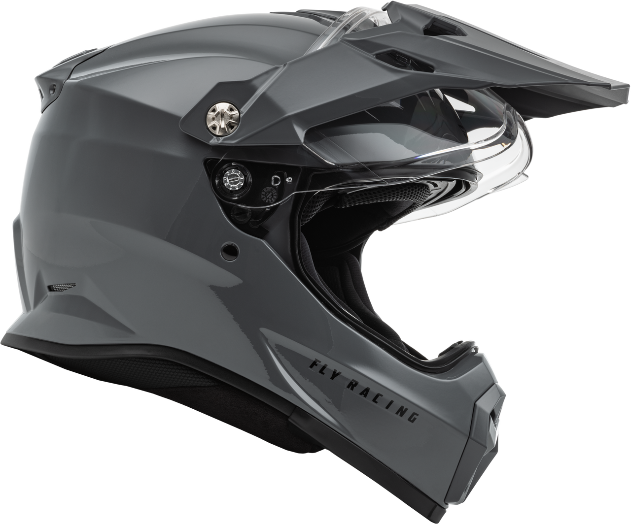 FLY Racing 2025 Trekker Solid Helmet Grey