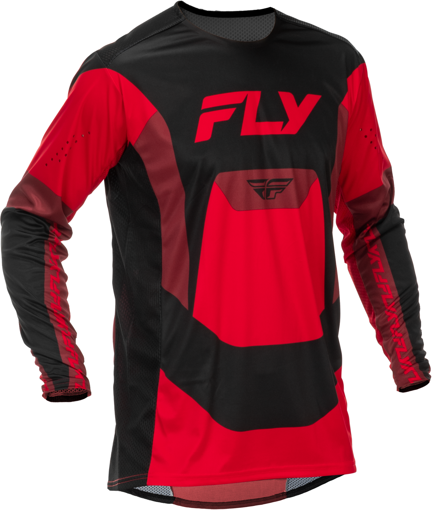 FLY Racing 2026 Youth Lite Black/Red Jersey Pant Combo