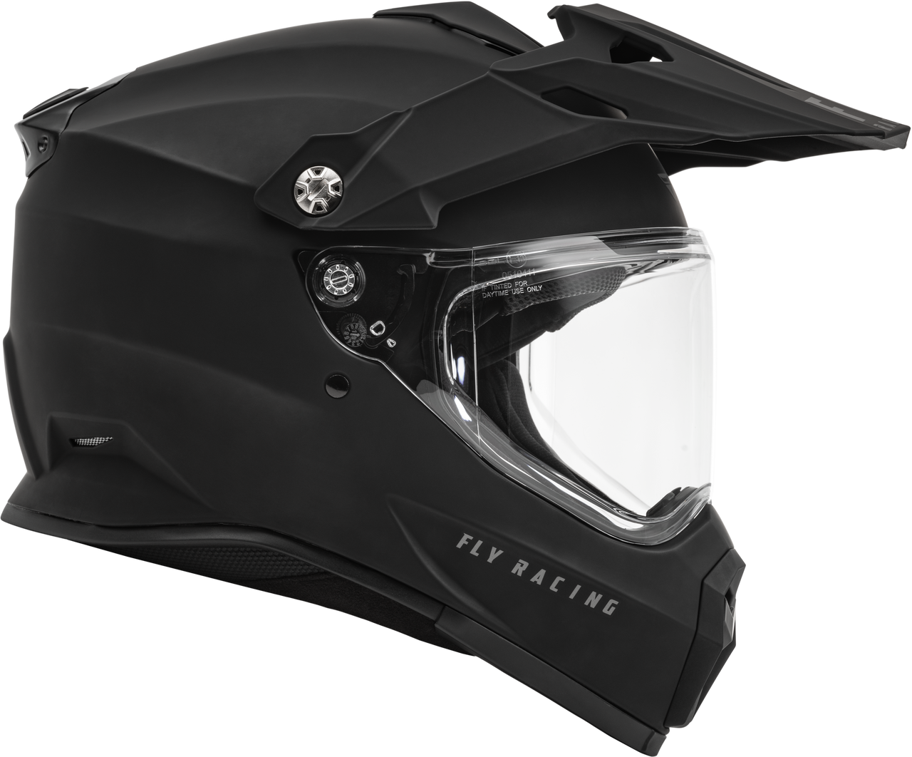 FLY Racing 2025 Trekker Solid Helmet Matte Black