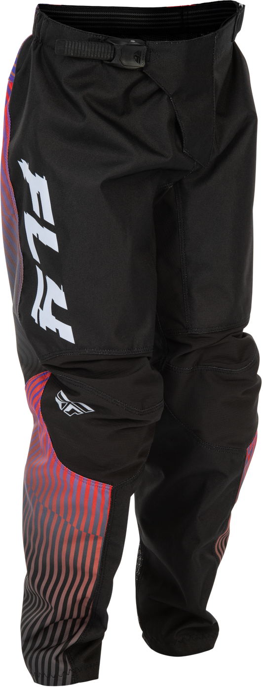 FLY Racing 2026 Youth F-16 Pant Black/Red/Purple