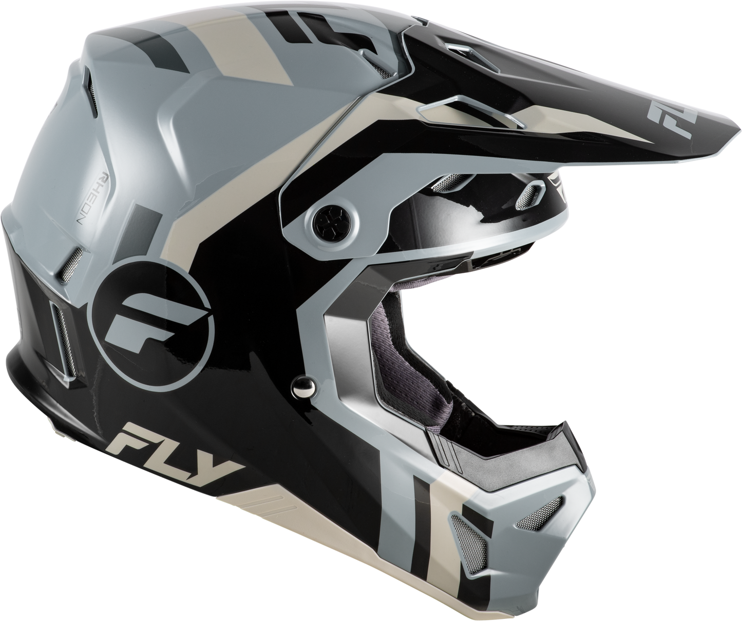 FLY Racing 2026 Formula CP Seal Helmet Black/Grey/Light Grey