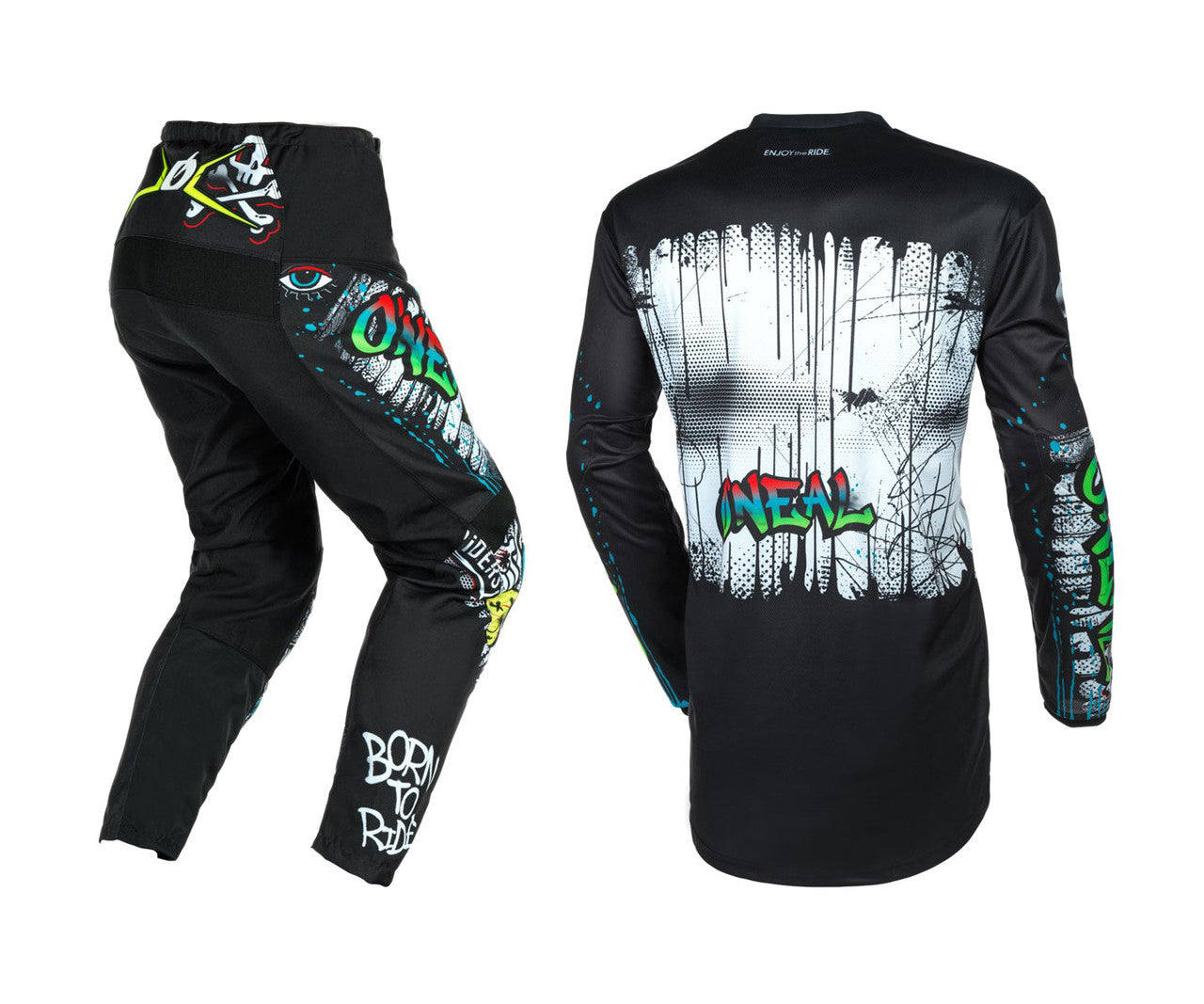 O'Neal 2025 Element Rancid Jersey Pant Combo - Black/White