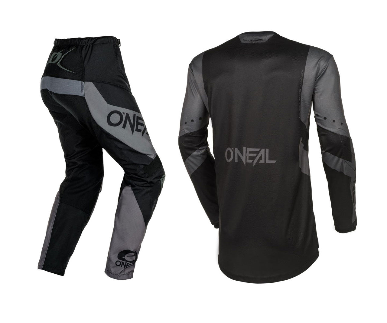 O'Neal 2024 Element Racewear Jersey Pant Combo - Black/Gray