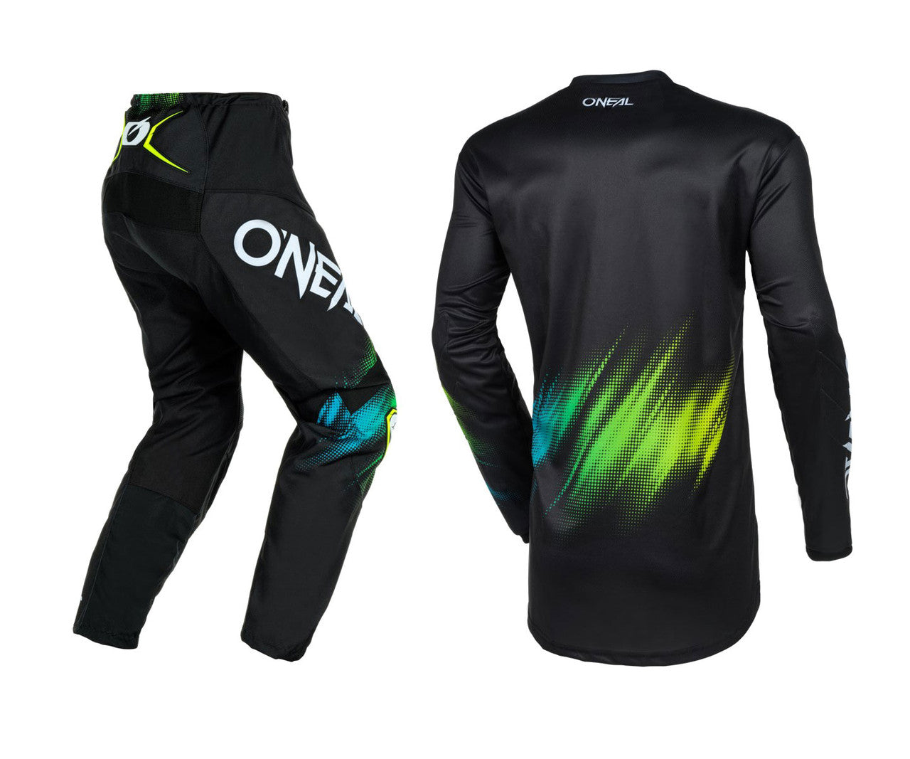 O'Neal 2024 Element Voltage Jersey Pant Combo - Black/Green