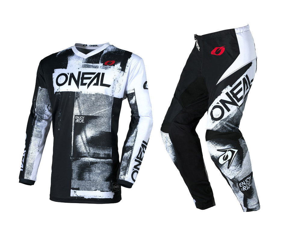 O'Neal 2026 Element Roller Black/White Jersey Pant Combo