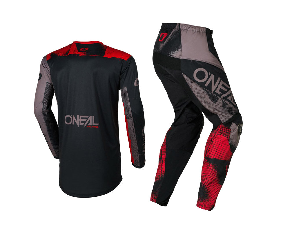 O'Neal 2026 Element Roller Gray/Red Jersey Pant Combo