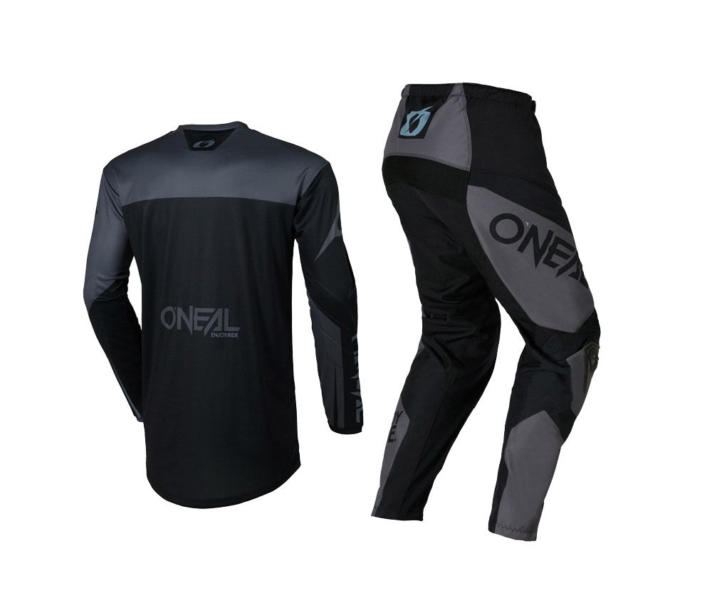 O'Neal 2026 Element Racewear Black/Gray Jersey Pant Combo