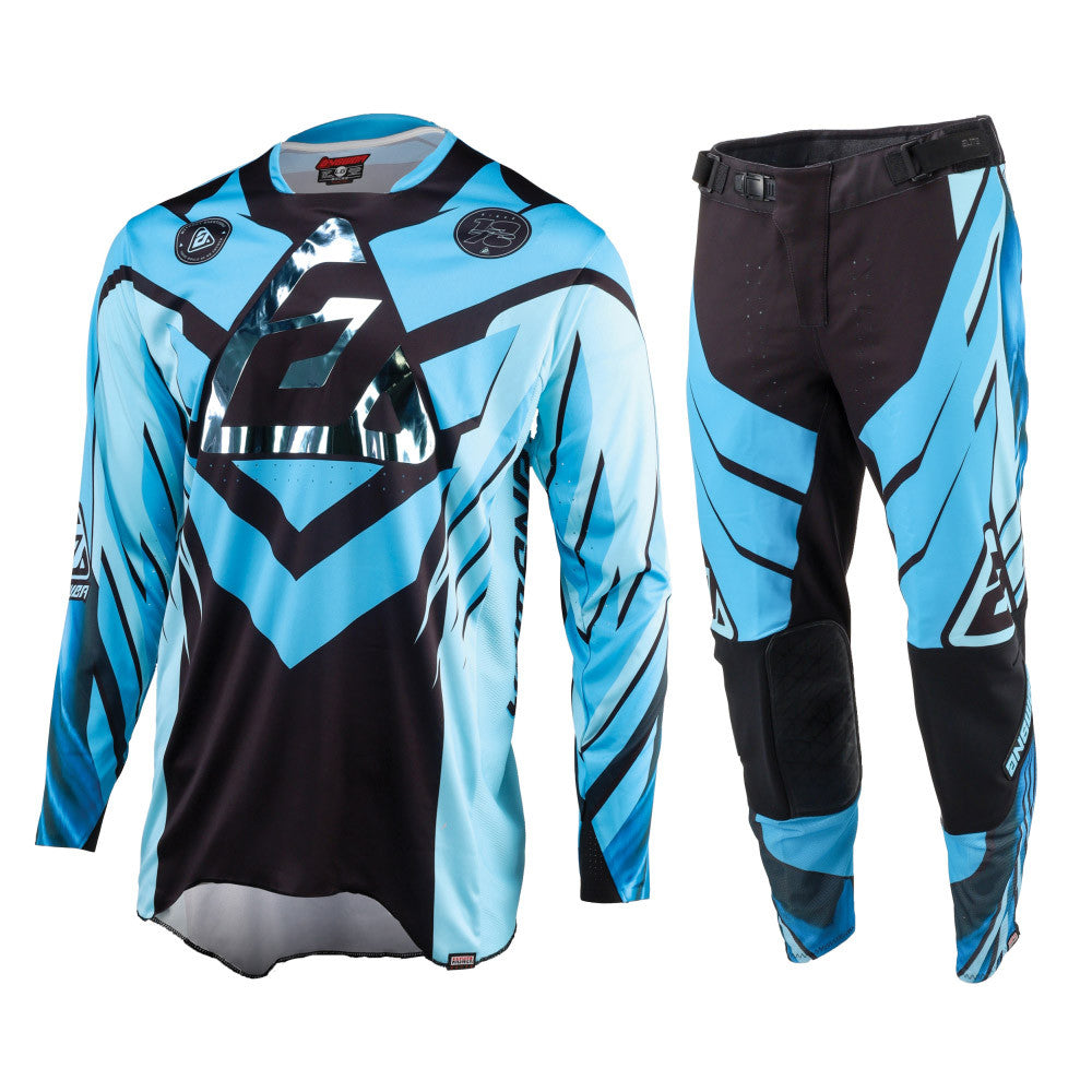 answer mx gear Answer Racing 2025 Elite Xotic Jersey Pant Combo Sapphire/Black