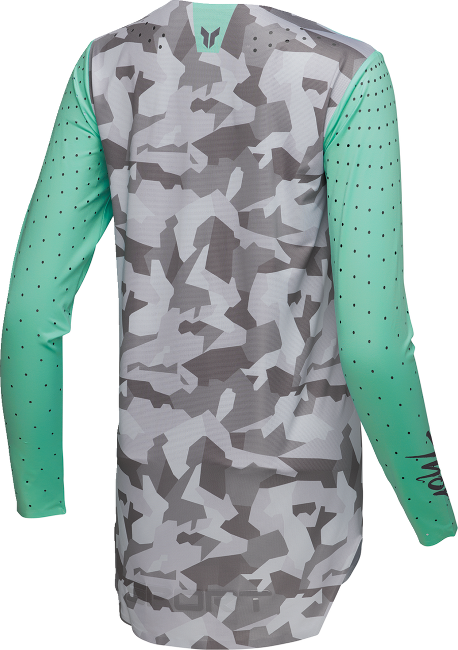 Thor 2025 Womens SPORTMODE Shadow Jersey Pant Combo Teal