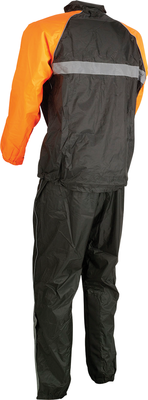 Z1R 2-Piece Rainsuit Black/Orange