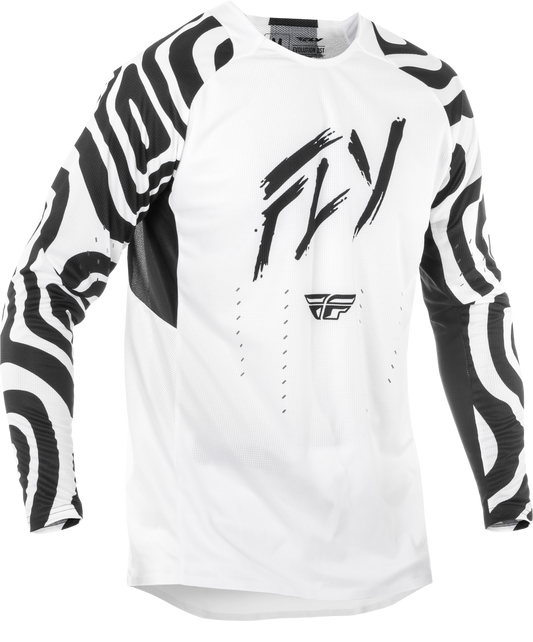 FLY Racing 2025 Evolution DST Abyss Jersey White/Black