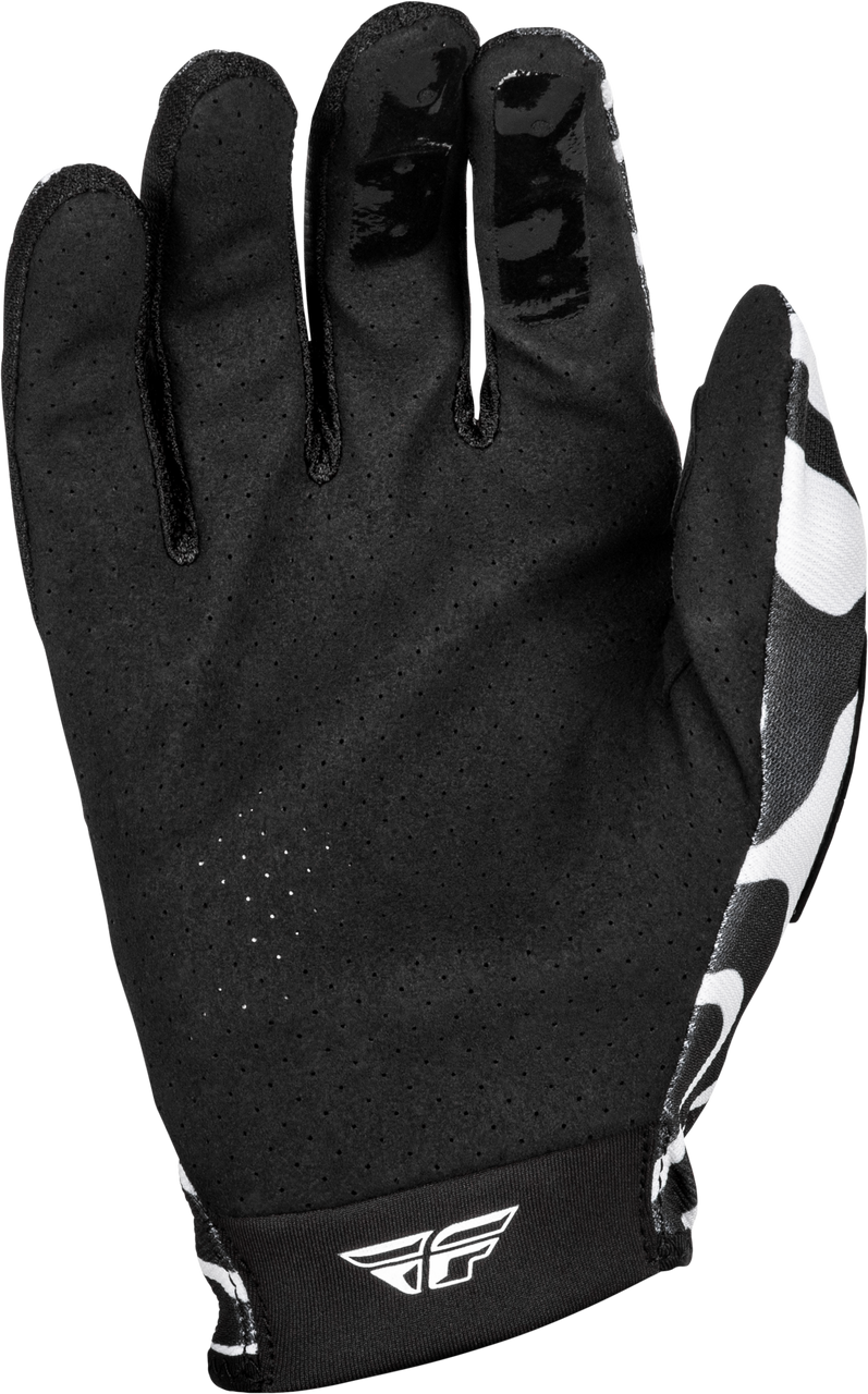 FLY Racing 2025 Youth Lite Abyss Gloves White/Black