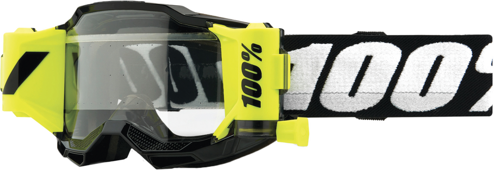 100% - 50026-00001 - ACCURI 2 JR FORECAST GOGGLE BLACK CLEAR LENS