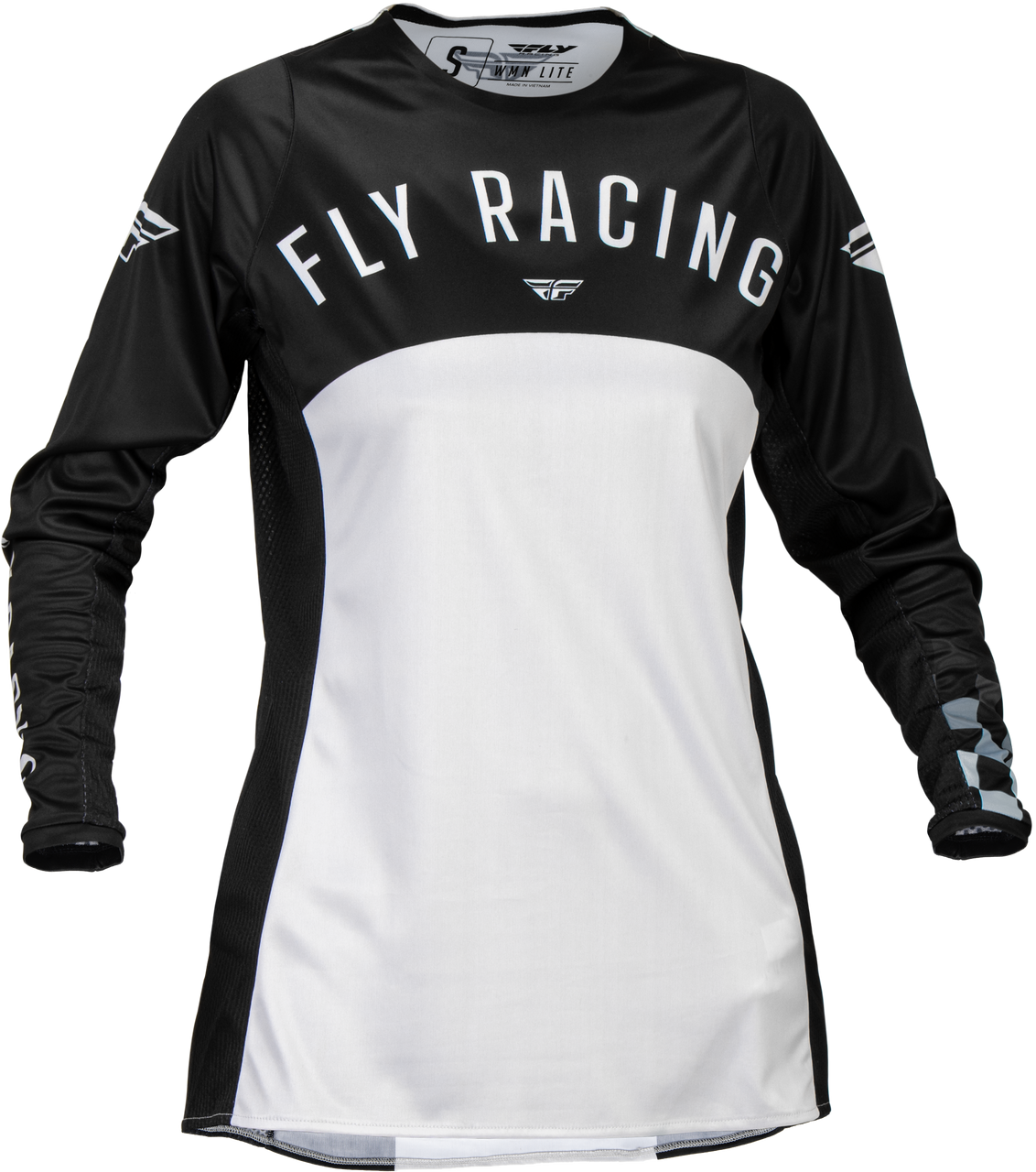FLY Racing 2025 Womens Lite Jersey Black/Light Grey