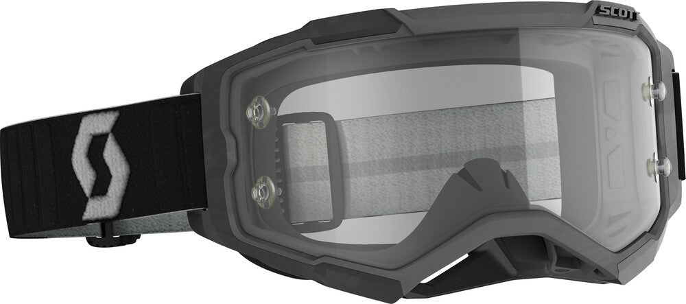 SCOTT - 274514-1001113 - FURY GOGGLE BLACK/GREY CLEAR WORKS LENS