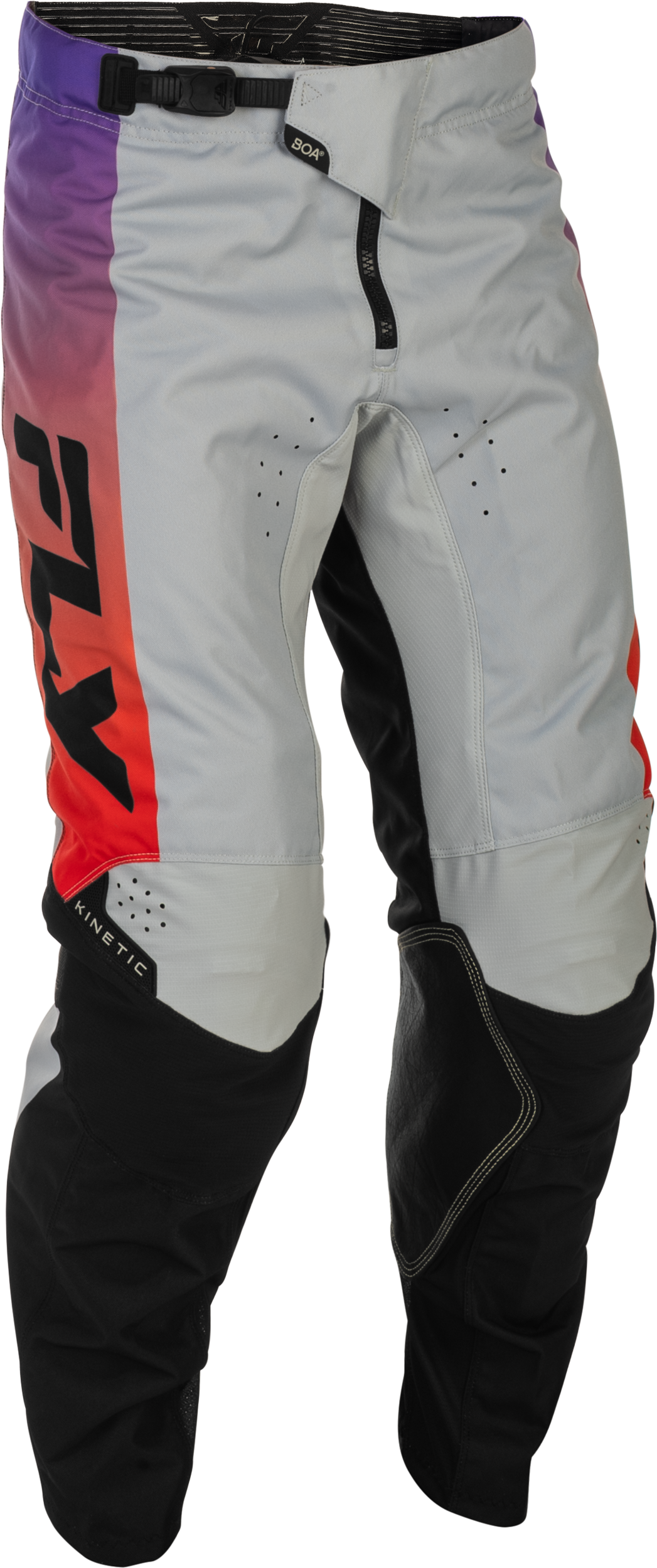 FLY Racing 2026 Kinetic Pant Grey/Red/Purple/Black
