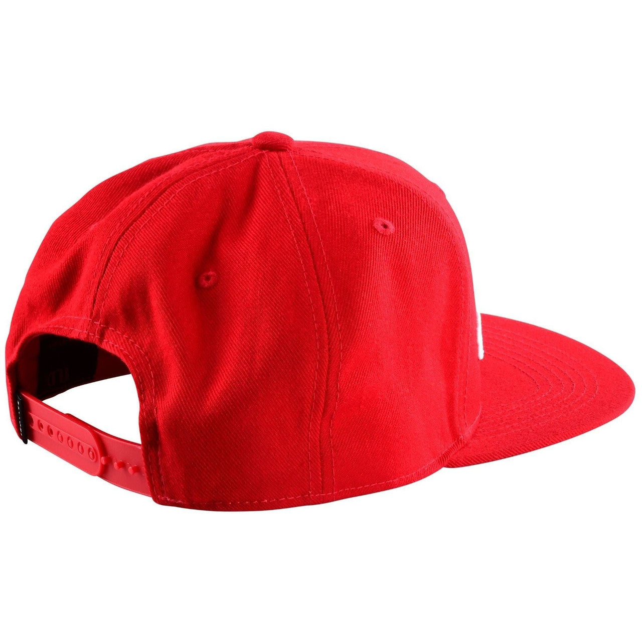 Troy Lee Designs Youth Flat Bill Snapback Signature Red/White
