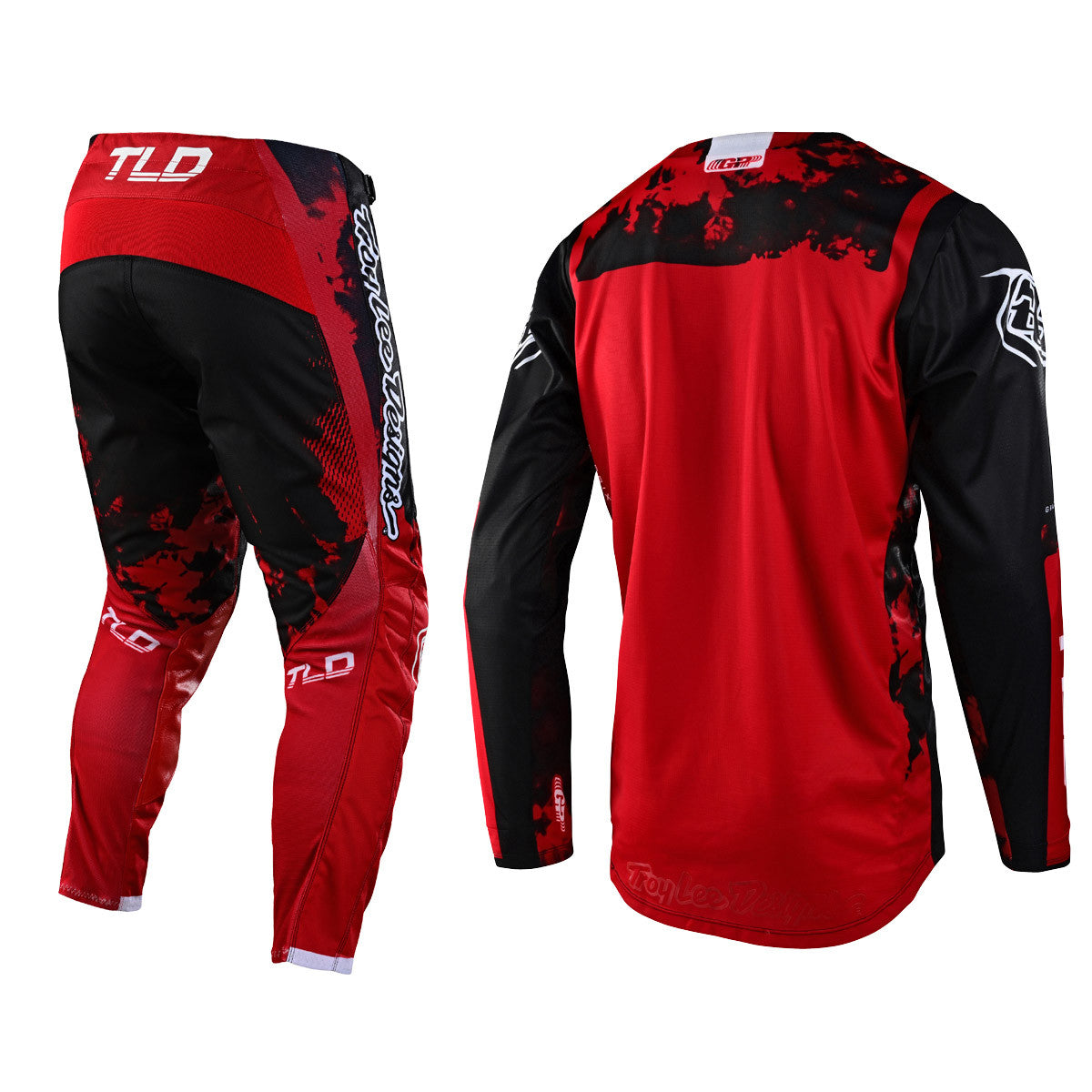 Troy Lee Designs 2023 Youth GP Jersey Pant Combo Astro Red/Black