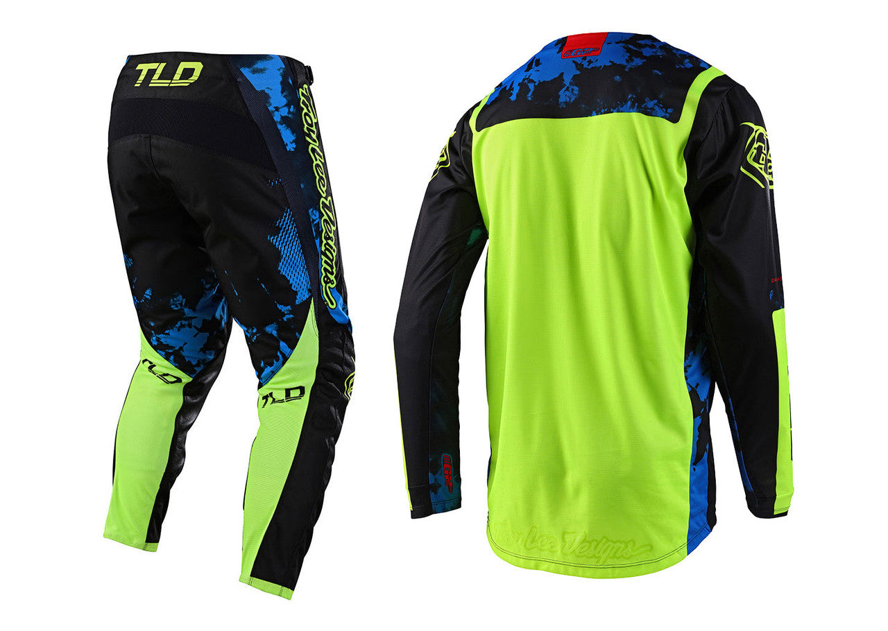 Troy Lee Designs 2023 Youth GP Jersey Pant Combo Astro Black/Yellow