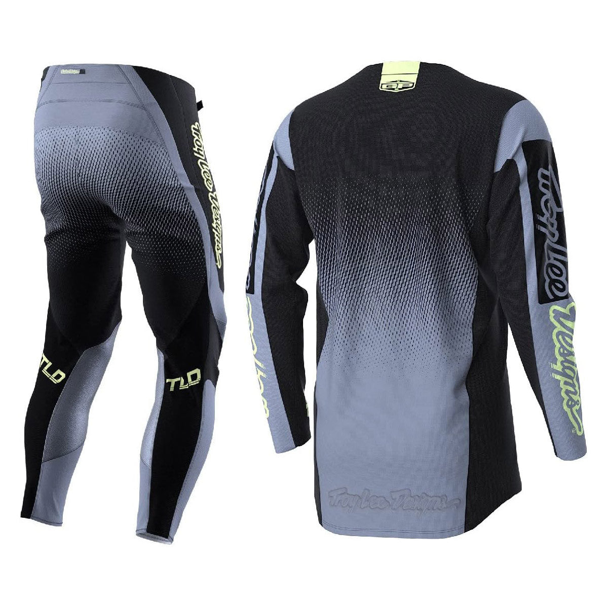 Troy Lee Designs 2023 GP Jersey Pant Combo Icon Black/Gray