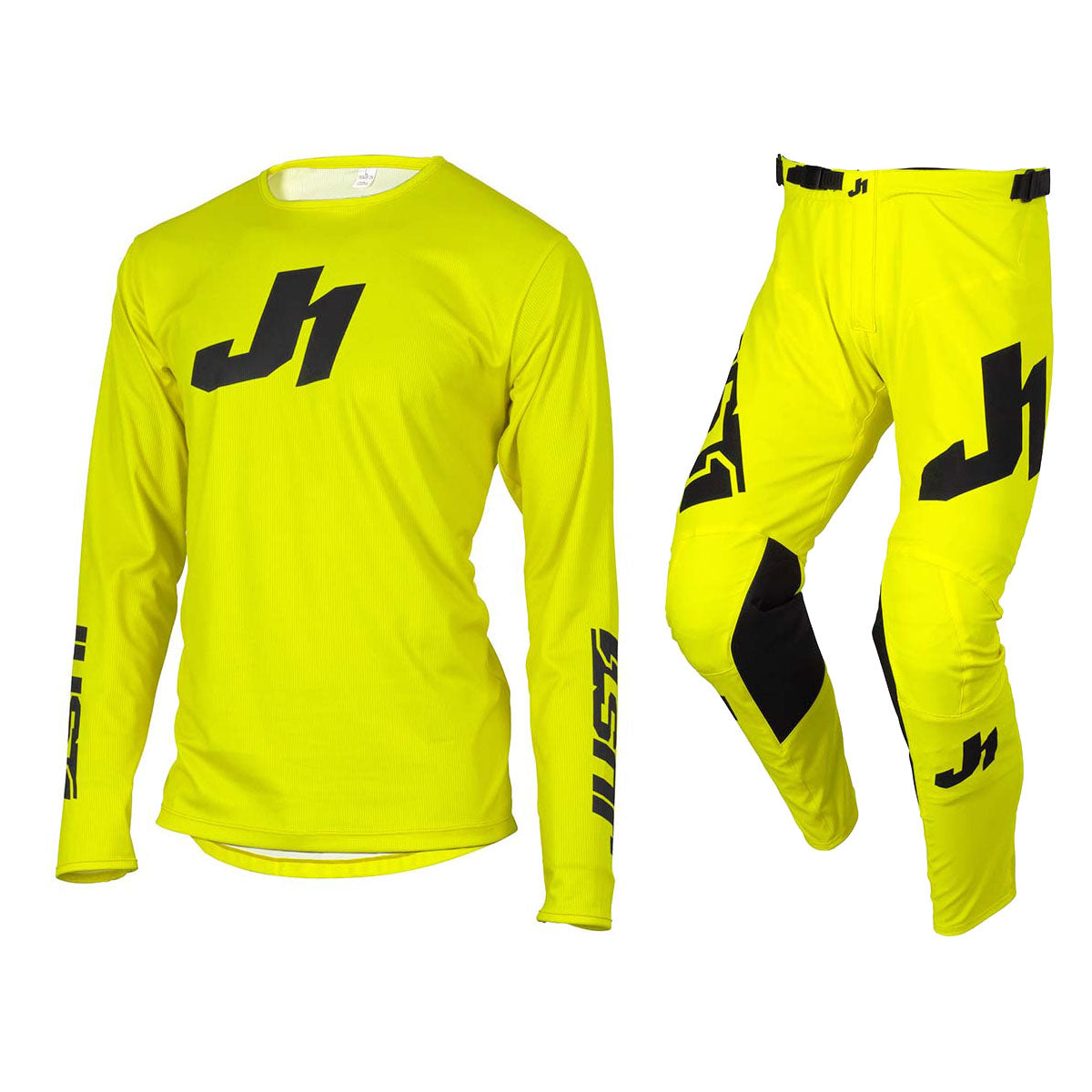 Just1 Youth Essential Fluo Yellow Jersey Pant Combo