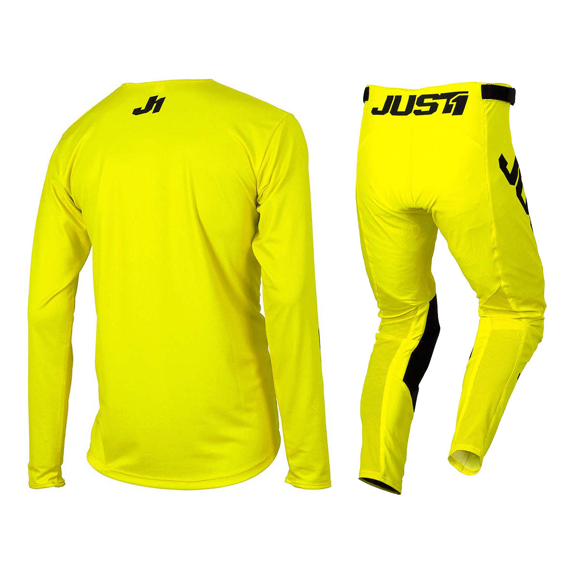 Just1 Youth Essential Fluo Yellow Jersey Pant Combo