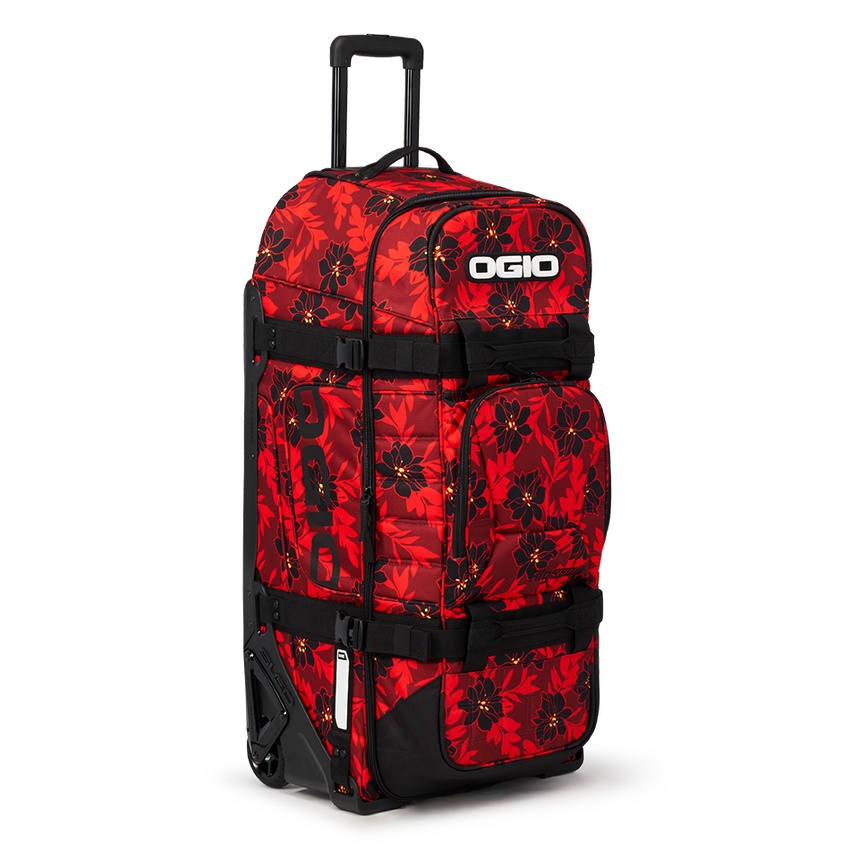 OGIO Rig 9800 Wheeled Gear Bag Red Flower Party
