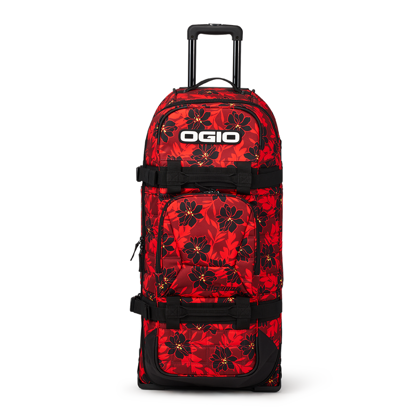 OGIO Rig 9800 Wheeled Gear Bag Red Flower Party