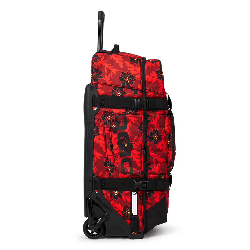 OGIO Rig 9800 Wheeled Gear Bag Red Flower Party