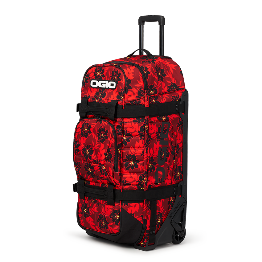 OGIO Rig 9800 Wheeled Gear Bag Red Flower Party