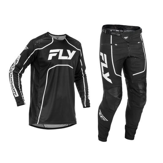 FLY Racing 2026 Rayce Bicycle Black/White Jersey Pant Combo