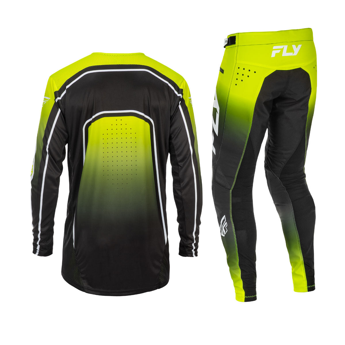 FLY Racing 2026 Youth Rayce Bicycle Lime/Black/White Jersey Pant Combo